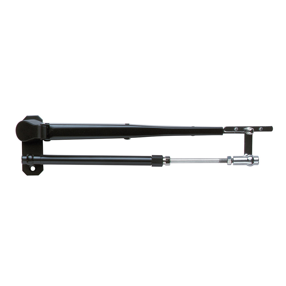 Marinco Wiper Arm Deluxe Black Stainless Steel Pantographic - 17in-22in Adjustable | SendIt Sailing