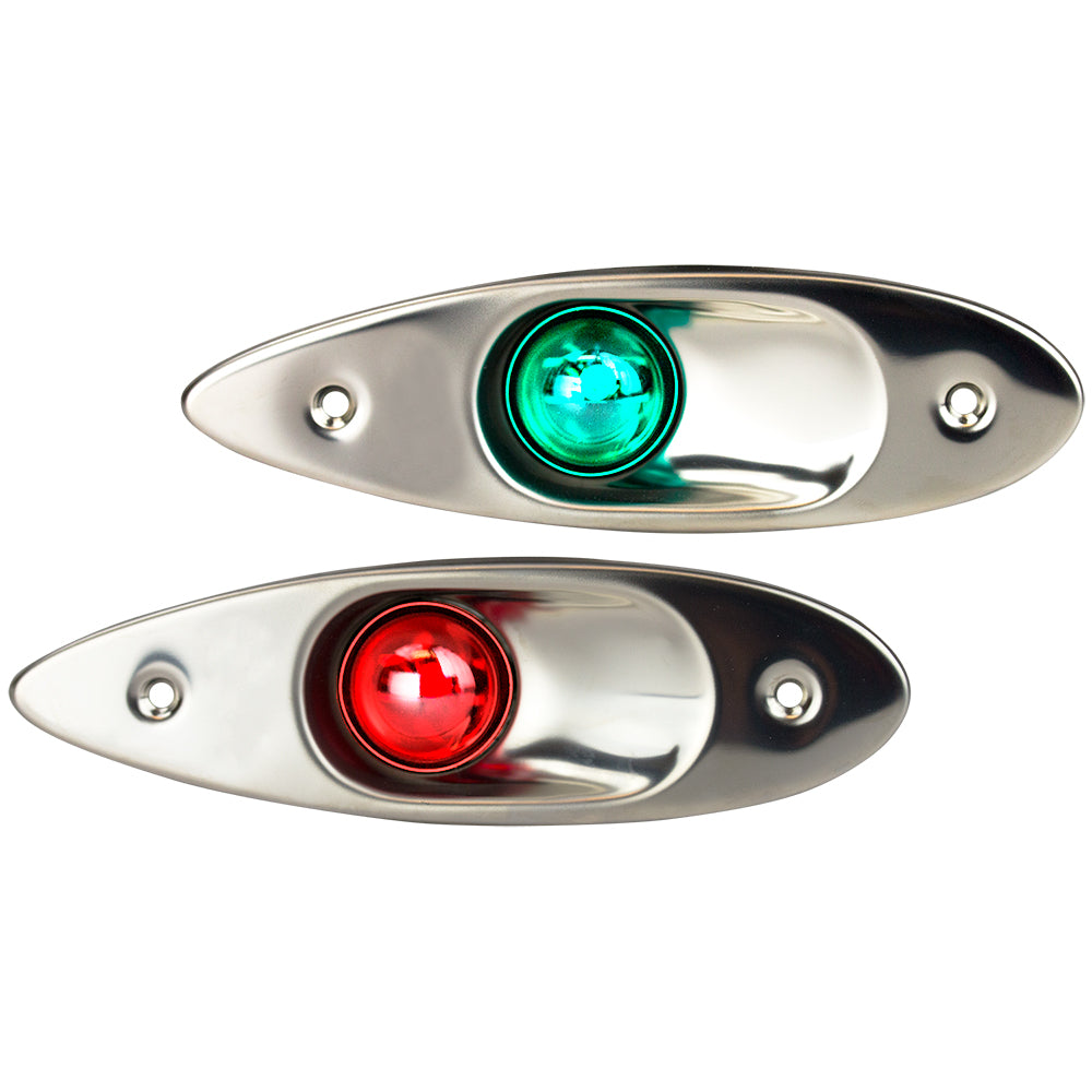 Sea-Dog Stainless Steel Flush Mount Side Lights | SendIt Sailing