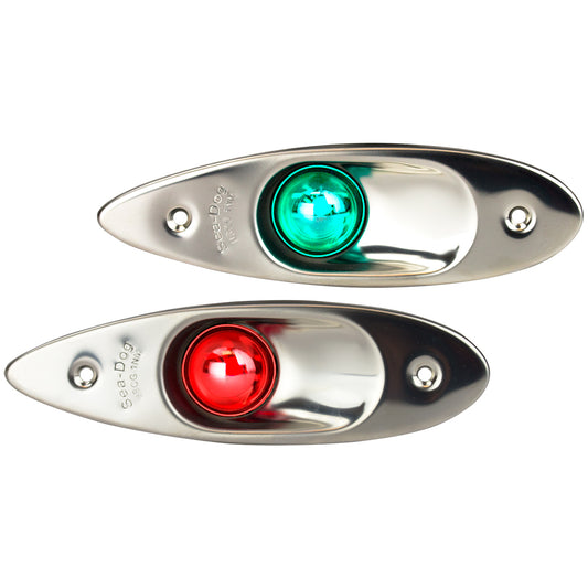 Sea-Dog Stainless Steel Flush Mount LED Side Lights | SendIt Sailing