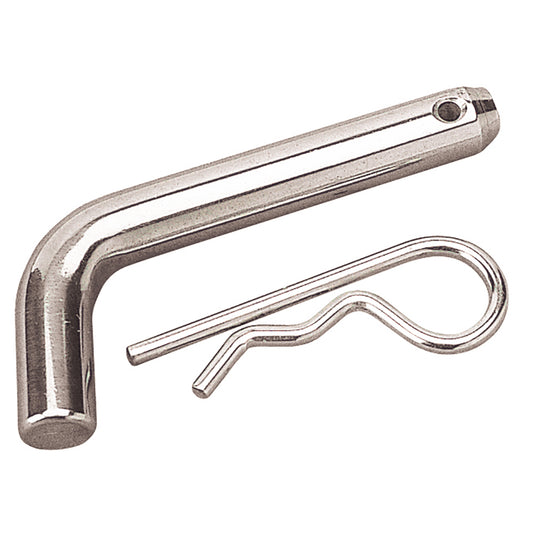 Sea-Dog Zinc Plated Steel Receiver Pin with Clip | SendIt Sailing