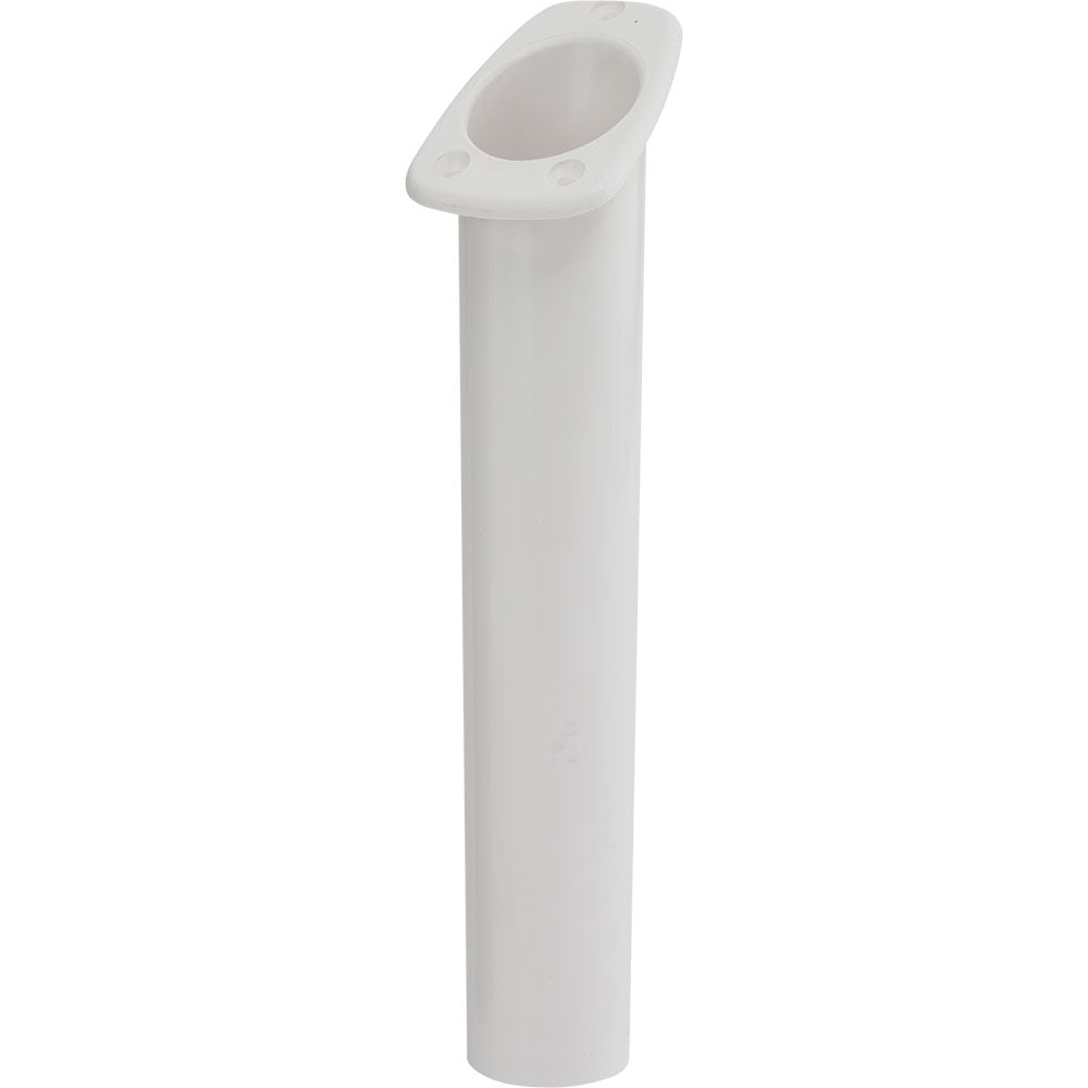 Sea-Dog Narrow Gunnel Flush Mount Rod Holder - White | SendIt Sailing