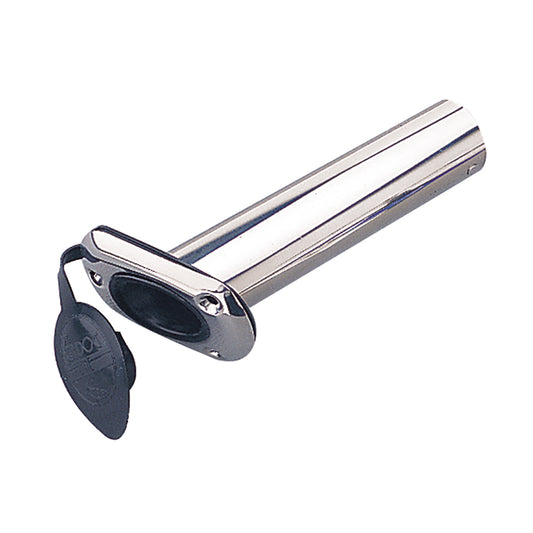 Sea-Dog Stainless Steel Flush Mount Rod Holder with Cap - 30 degree | SendIt Sailing