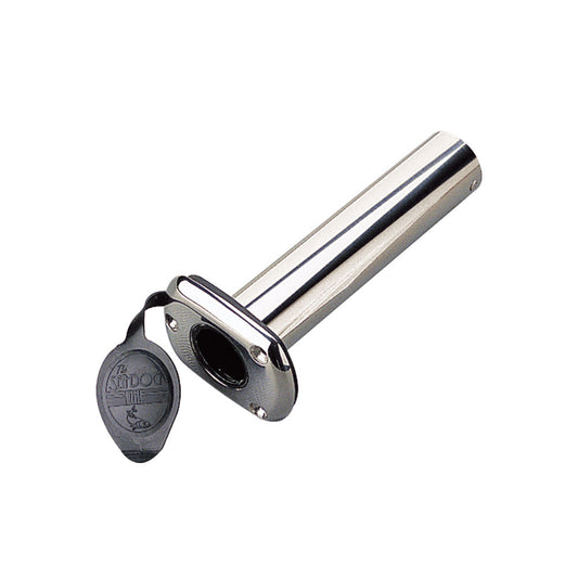 Sea-Dog Stainless Steel Flush Mount Rod Holder with Cap - 90 degree | SendIt Sailing