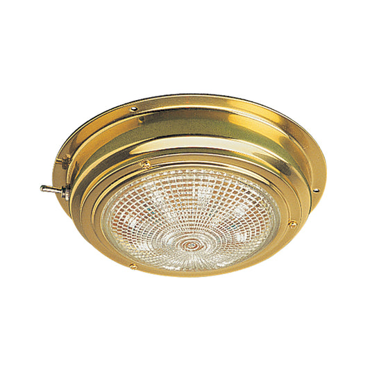 Sea-Dog Brass LED Dome Light - 5in Lens | SendIt Sailing