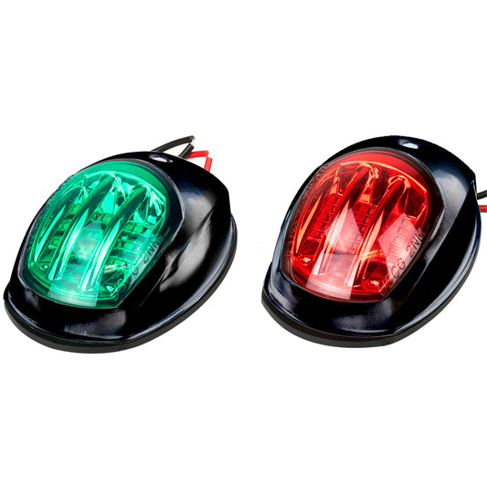 Sea-Dog Black LED Navigation Lights - Port and Starboard | SendIt Sailing