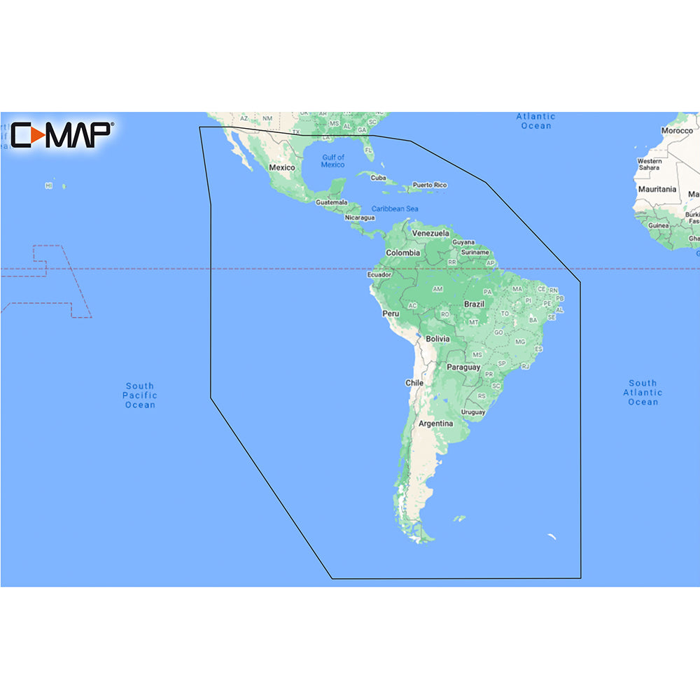 C-MAP M-SA-Y038-MS Discover South America and Caribbean | SendIt Sailing
