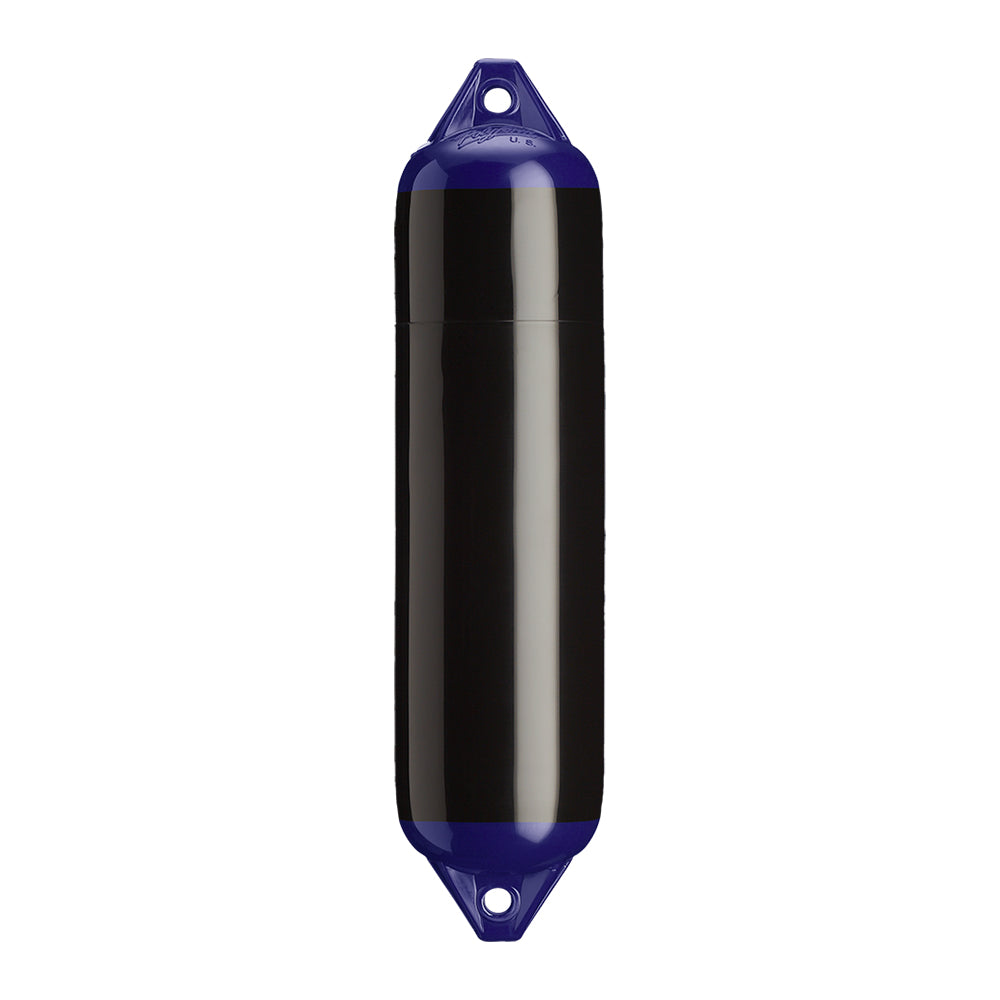 Polyform F-1 Twin Eye Fender 6in x 24in - Black | SendIt Sailing