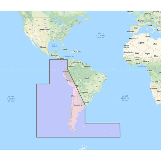 Furuno South America West Coast - Costa Rica to Chile to Falklands Vector Charts - Unlock Code | SendIt Sailing