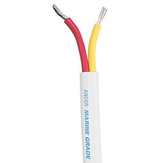 Ancor Safety Duplex Cable - 16/2 AWG - Red/Yellow - Flat - 25ft | SendIt Sailing