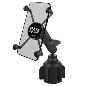 RAM Mount RAM X-Grip Large Phone Mount with RAM Stubby Cup Holder Base | SendIt Sailing