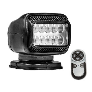 Golight Radioray GT Series Permanent Mount - Black LED - Wireless Handheld Remote | SendIt Sailing