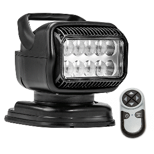 Golight Radioray GT Series Portable Mount - Black LED - Handheld Remote Magnetic Shoe Mount | SendIt Sailing