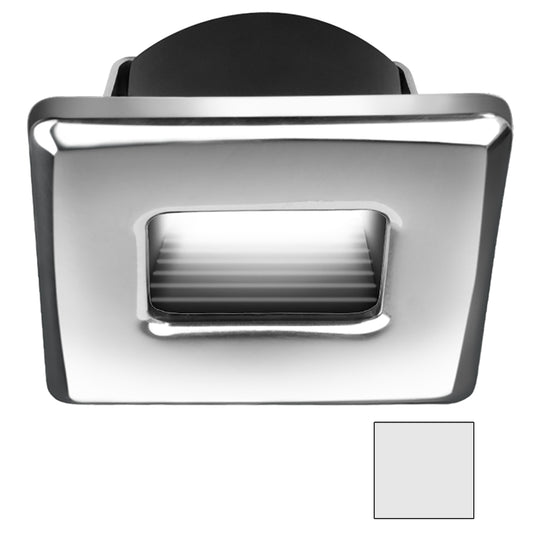 i2Systems Ember E1150Z Snap-In - Polished Chrome - Square - Cool White Light | SendIt Sailing