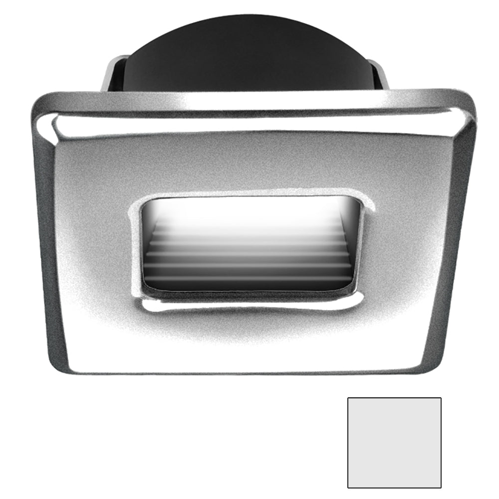 i2Systems Ember E1150Z Snap-In - Brushed Nickel - Square - Cool White Light | SendIt Sailing