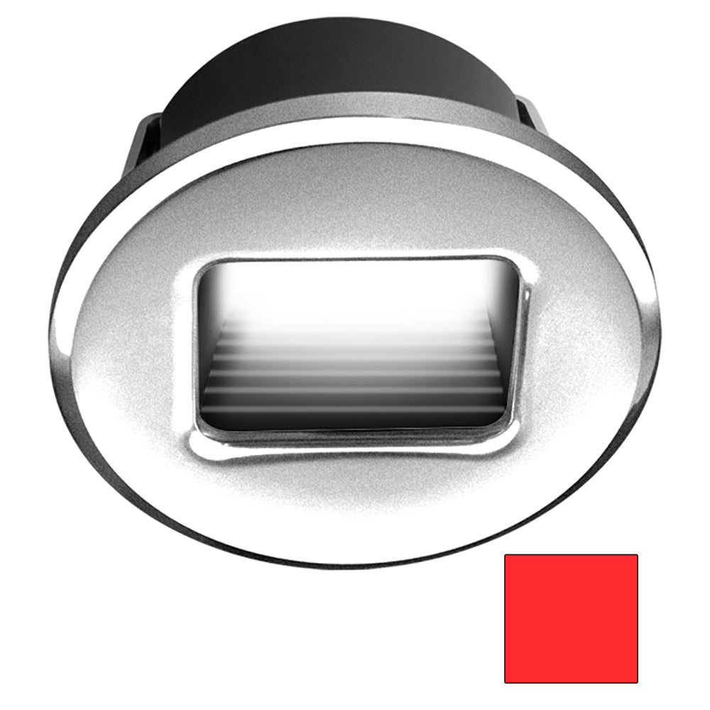 i2Systems Ember E1150Z Snap-In - Brushed Nickel - Round - Red Light | SendIt Sailing