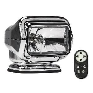 Golight Stryker ST Series Portable Magnetic Base Chrome Halogen with Wireless Handheld Remote | SendIt Sailing