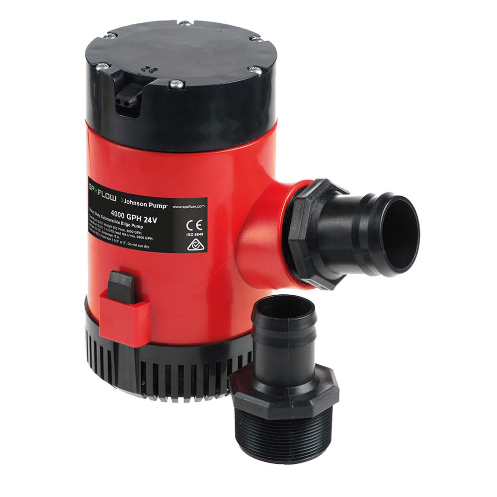 Johnson Pump Heavy Duty Bilge Pump 4000 GPH - 24V | SendIt Sailing