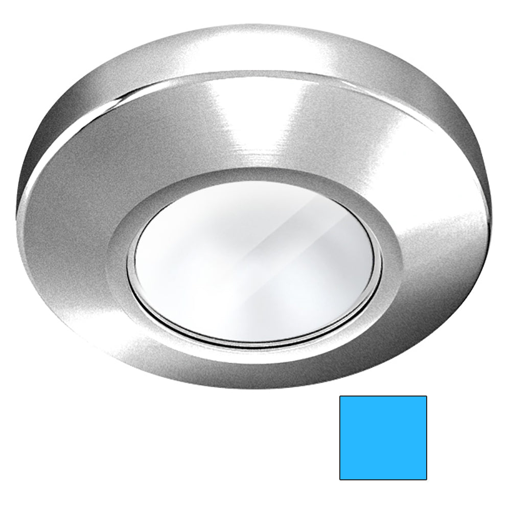 i2Systems Profile P1100 1.5W Surface Mount Light - Blue - Brushed Nickel Finish | SendIt Sailing