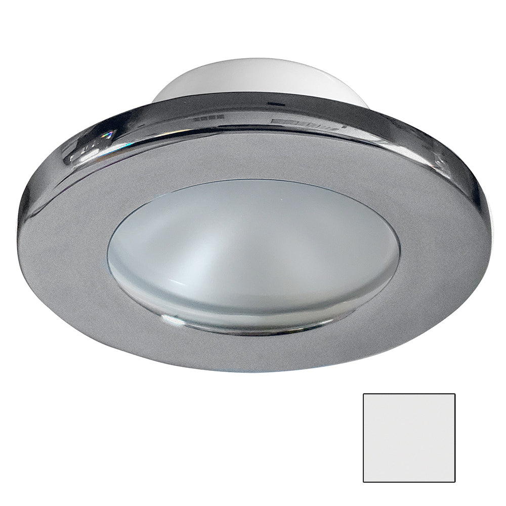 i2Systems Apeiron A3101Z 2.5W Screw Mount Light - Cool White - Brushed Nickel Finish | SendIt Sailing