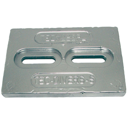 Tecnoseal Mini Aluminum Plate Anode 6in x 4in x 1/2in | SendIt Sailing