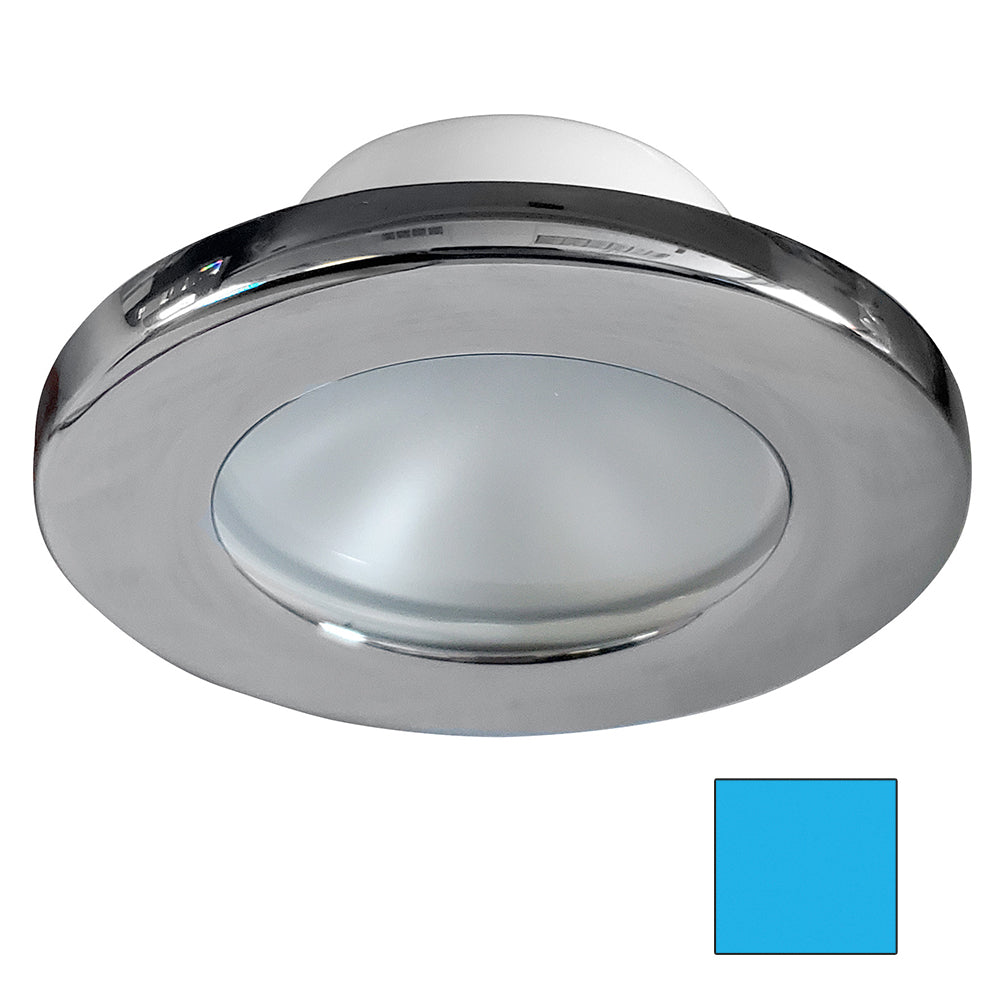 i2Systems Apeiron A3100Z Screw Mount Light - Blue - Polished Chrome Finish | SendIt Sailing