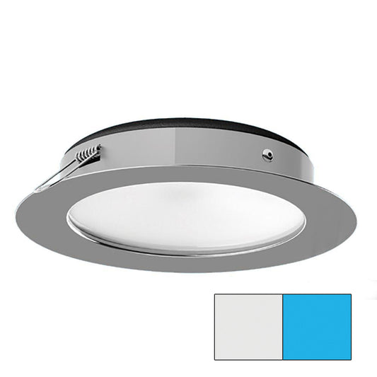 i2Systems Apeiron Pro XL A526 - 6W Spring Mount Light - Cool White/Blue - Polished Chrome Finish | SendIt Sailing