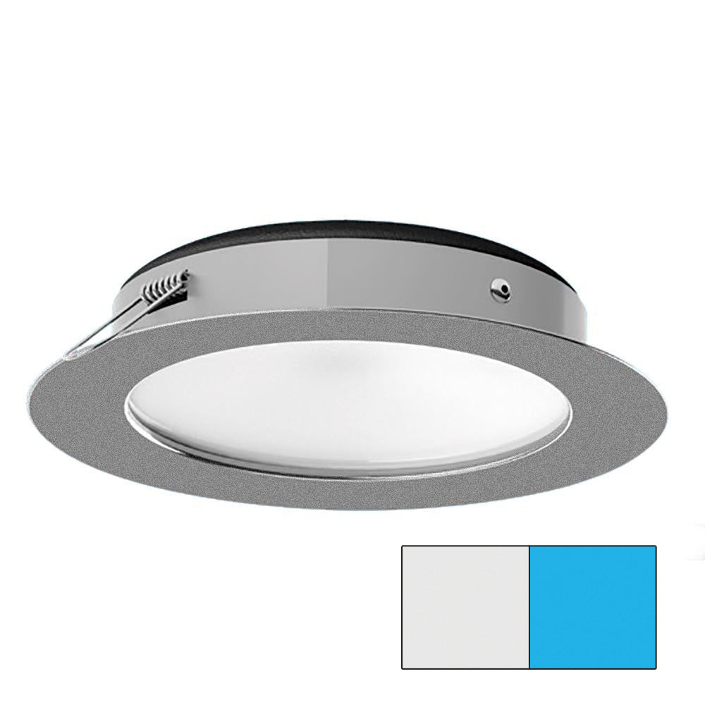 i2Systems Apeiron Pro XL A526 - 6W Spring Mount Light - Cool White/Blue - Brushed Nickel Finish | SendIt Sailing