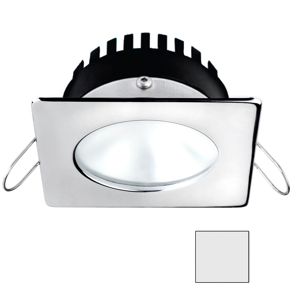 i2Systems Apeiron A506 6W Spring Mount Light - Square/Round - Cool White - Polished Chrome Finish | SendIt Sailing