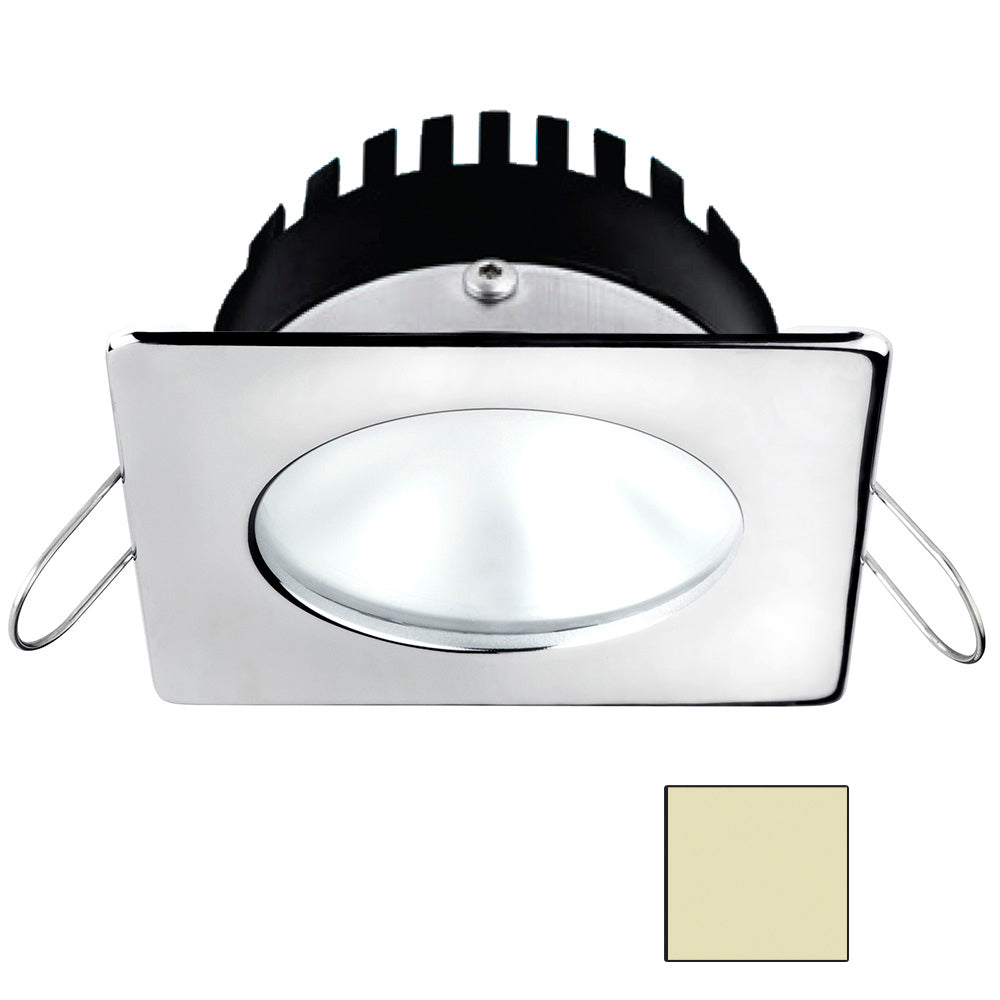 i2Systems Apeiron A506 6W Spring Mount Light - Square/Round - Warm White - Polished Chrome Finish | SendIt Sailing