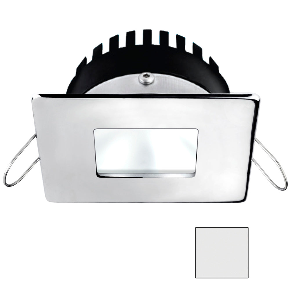 i2Systems Apeiron A506 6W Spring Mount Light - Square/Square - Cool White - Polished Chrome Finish | SendIt Sailing