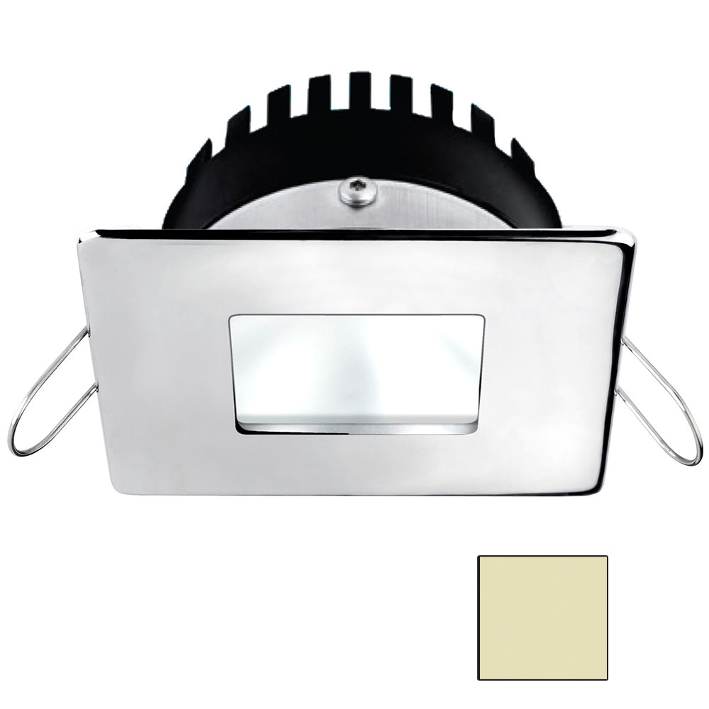 i2Systems Apeiron A506 6W Spring Mount Light - Square/Square - Warm White - Polished Chrome Finish | SendIt Sailing