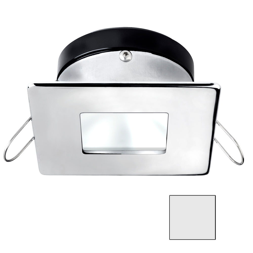 i2Systems Apeiron A1110Z - 4.5W Spring Mount Light - Square/Square - Cool White - Chrome Finish | SendIt Sailing