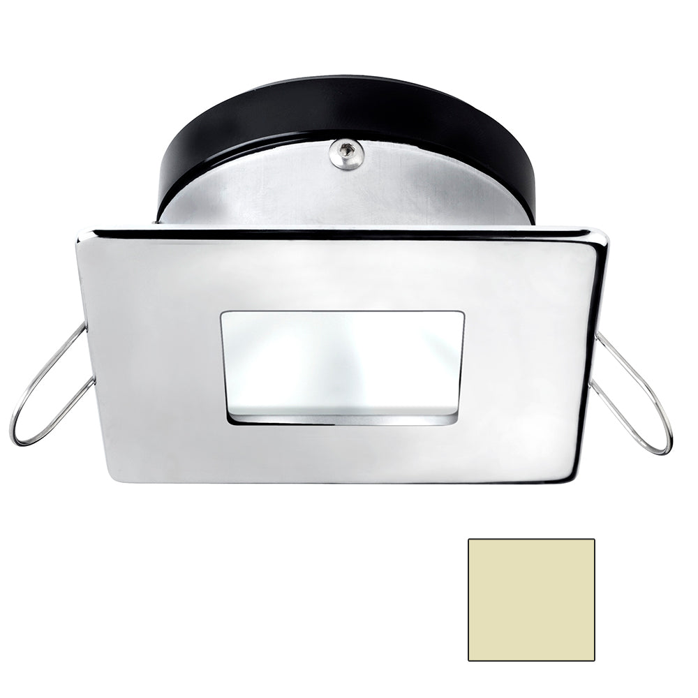 i2Systems Apeiron A1110Z - 4.5W Spring Mount Light - Square/Square - Warm White - Chrome Finish | SendIt Sailing