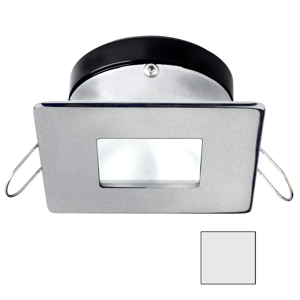 i2Systems Apeiron A1110Z - 4.5W Spring Mount Light - Square/Square - Cool White - Brushed Nickel Finish | SendIt Sailing