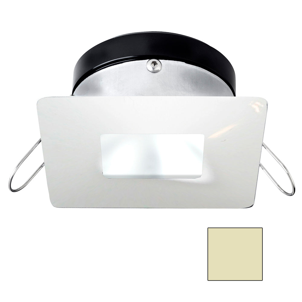 i2Systems Apeiron A1110Z - 4.5W Spring Mount Light - Square/Square - Warm White - White Finish | SendIt Sailing