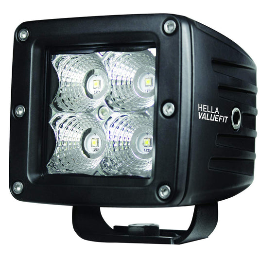 Hella Marine Value Fit LED 4 Cube Flood Light - Black | SendIt Sailing