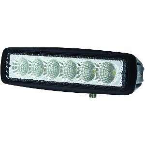 Hella Marine Value Fit Mini 6 LED Flood Light Bar - Black | SendIt Sailing