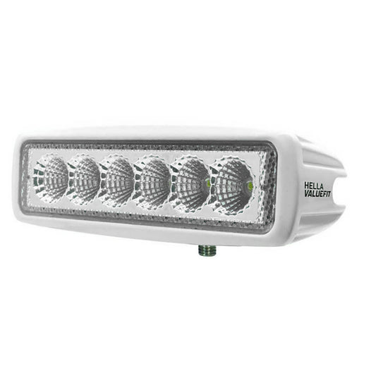 Hella Marine Value Fit Mini 6 LED Flood Light Bar - White | SendIt Sailing