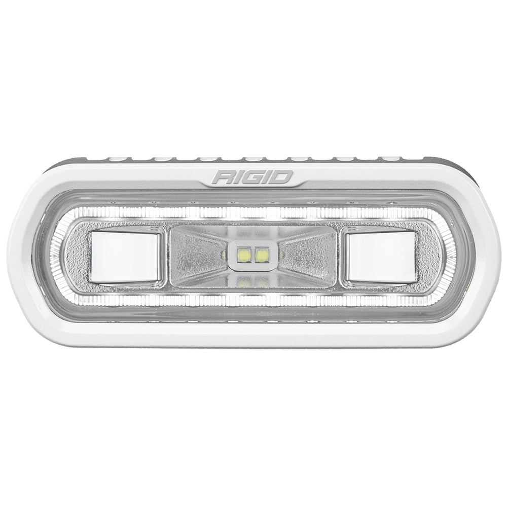 RIGID Industries SR-L Series Marine Spreader Light - White Surface Mount - White Light with White Halo | SendIt Sailing