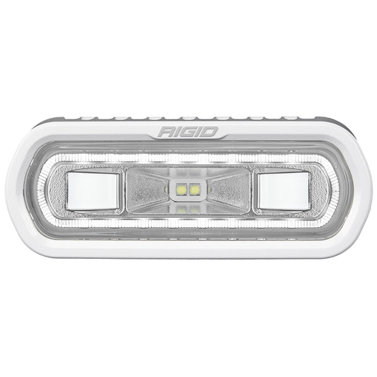 RIGID Industries SR-L Series Marine Spreader Light - White Surface Mount - White Light with White Halo | SendIt Sailing