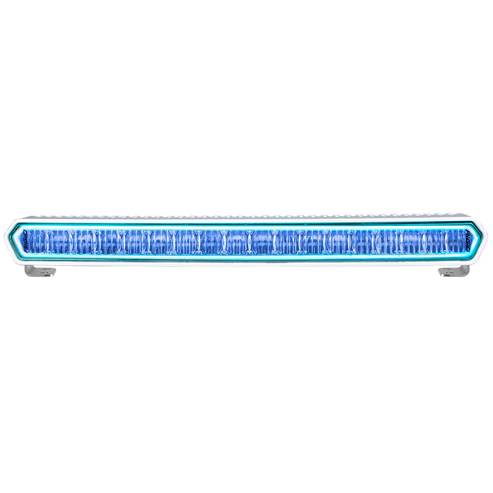 RIGID Industries SR-L Series Marine 20in White LED Lightbar - White Light with Blue Halo | SendIt Sailing