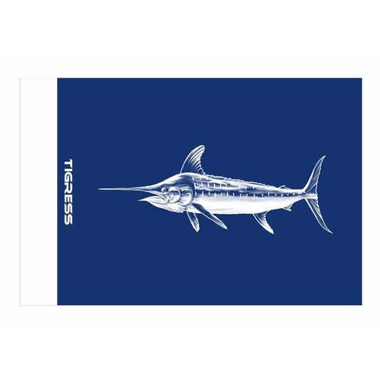 Tigress Blue Marlin Release Flag - 12in x 18in | SendIt Sailing