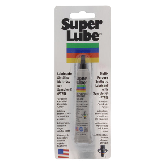 Super Lube Multi-Purpose Synthetic Grease with Syncolon (PTFE) - .5oz Tube | SendIt Sailing