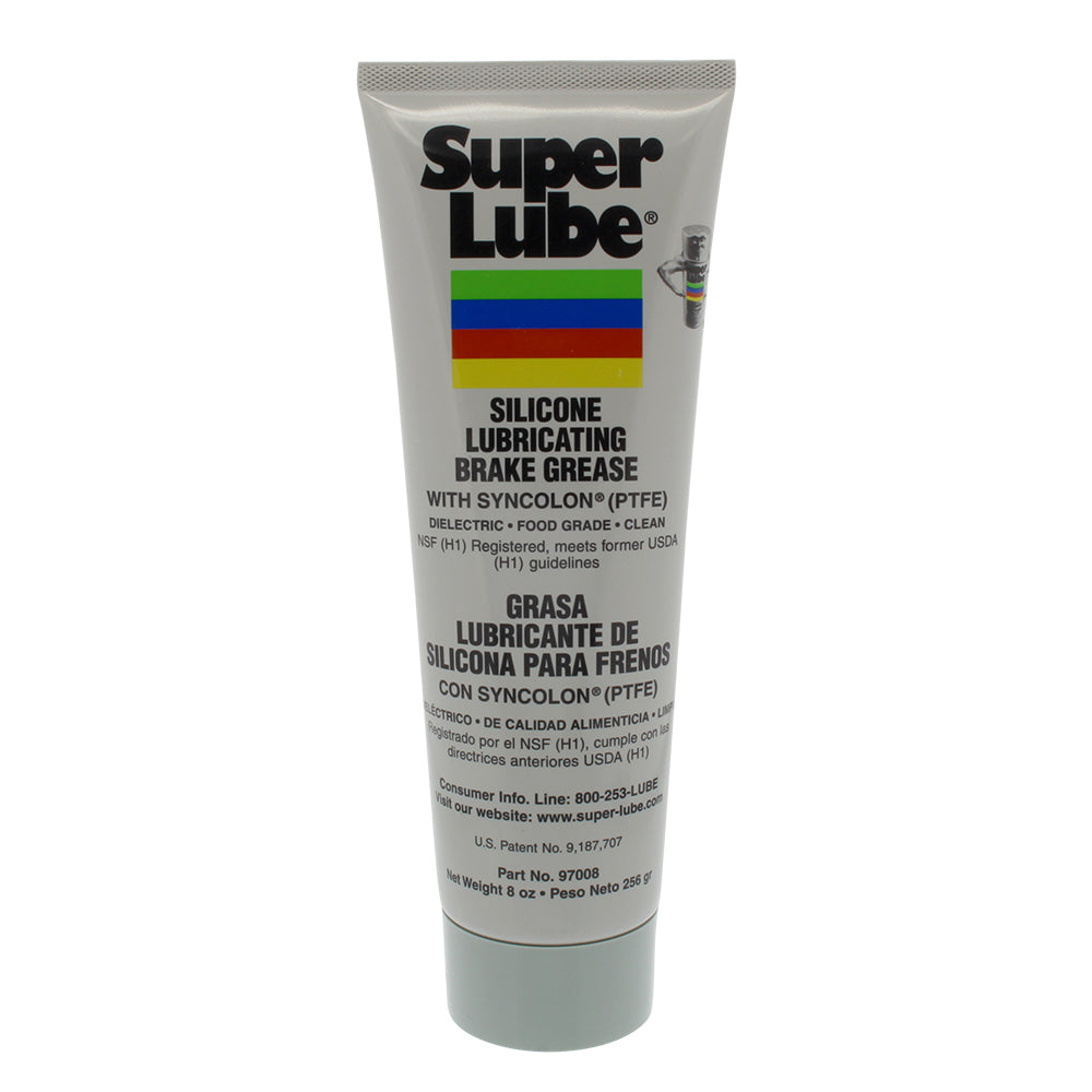 Super Lube Silicone Lubricating Brake Grease with Syncolon (PTFE) - 8oz Tube | SendIt Sailing