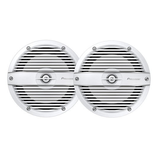 Pioneer 7.7in ME-Series Speakers - Classic White Grille Covers - 250W | SendIt Sailing