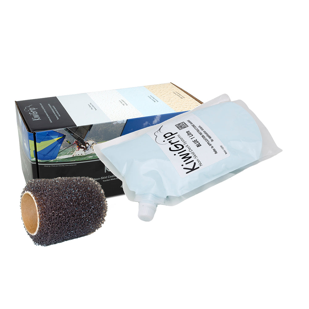 KiwiGrip 1 Liter Pouch - Blue with 4in Roller | SendIt Sailing