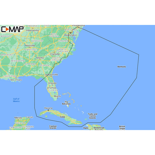 C-MAP M-NA-Y203-MS Chesapeake Bay to Bahamas REVEAL Coastal Chart | SendIt Sailing