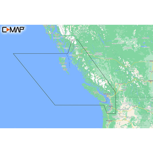 C-MAP M-NA-Y207-MS Columbia and Puget Sound REVEAL Coastal Chart | SendIt Sailing
