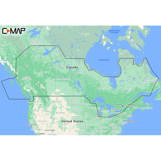 C-MAP M-NA-Y216-MS Canada Lakes REVEAL Inland Chart | SendIt Sailing