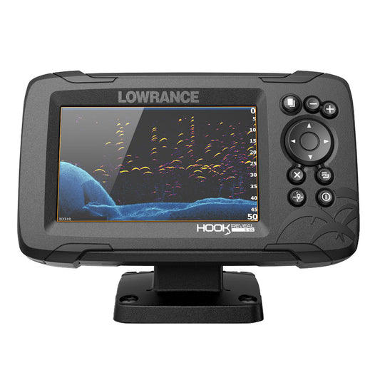 Lowrance HOOK Reveal 5 Combo with SplitShot Transom Mount and C-MAP Contour&trade;+ Card | SendIt Sailing